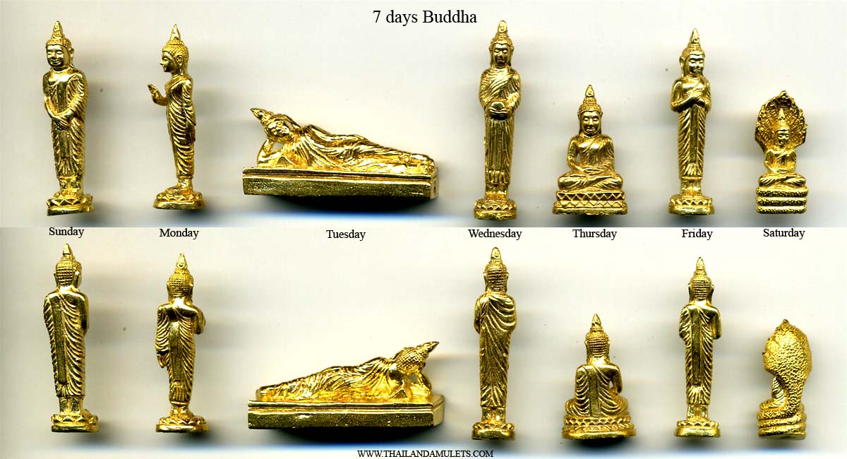 Thailand Amulets, LPJOY71, 7 days Buddha, Wat Thailand Amulets, LPJOY71, 7 days Buddha, Wat